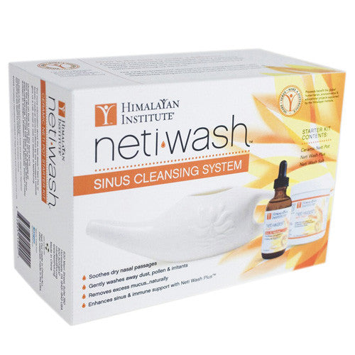 Himalayan Institute Neti Wash Complete Sinus Cleansing System Starter Kit - 1 Ea